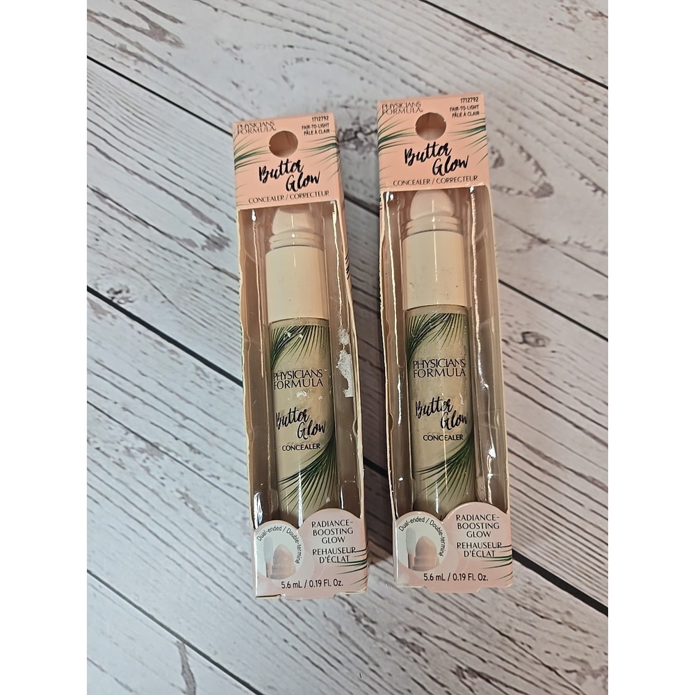 2x-Physicians Formula Butter Glow Concealer Fair-to-Light, 0.19 oz ea